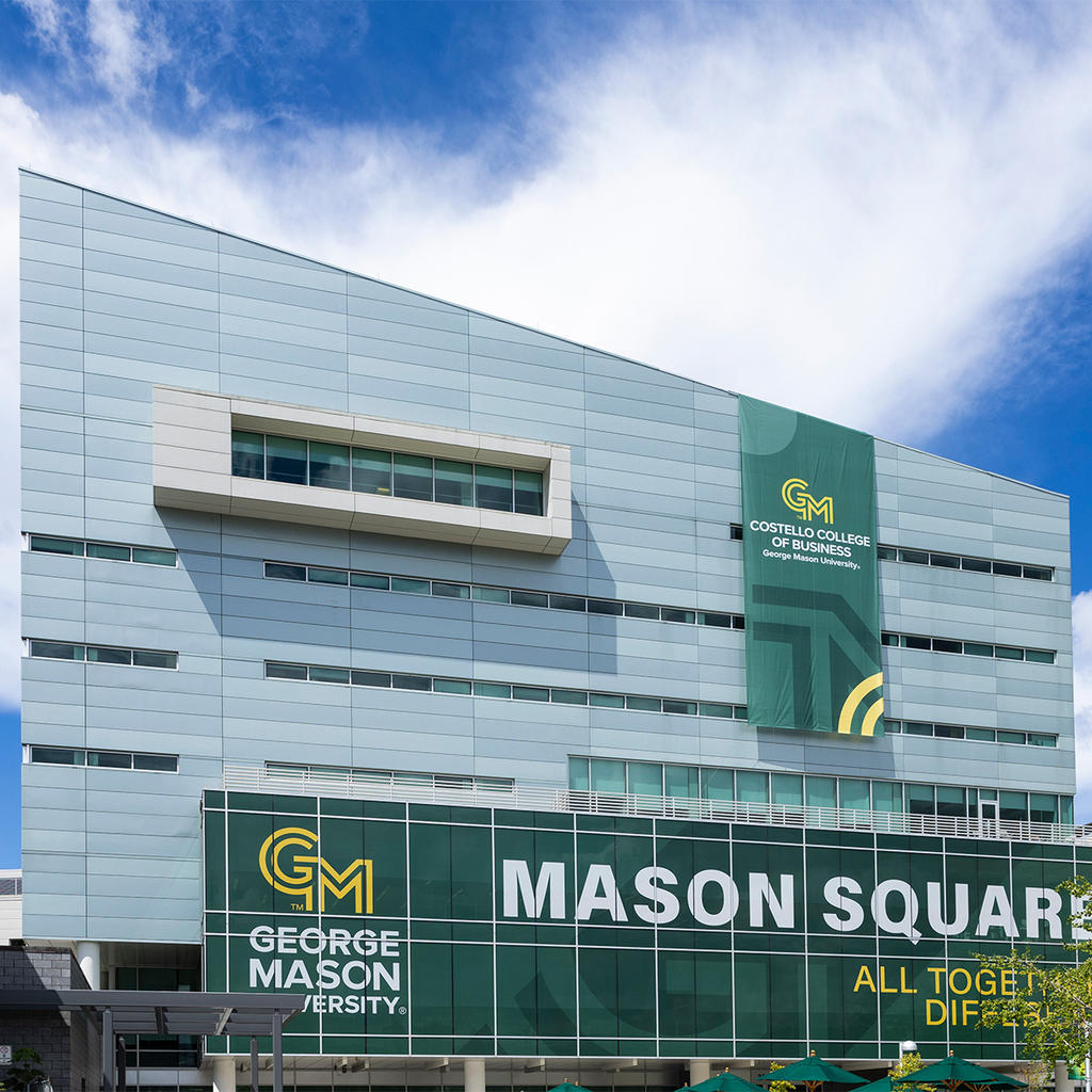 Mason Square campus with new brand logo