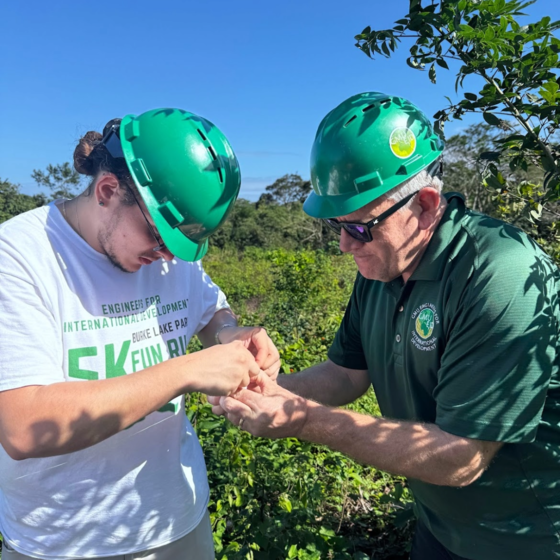 EfID student and EfID advisor Matt Doyle