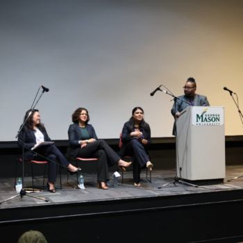 Leading with Peraton panelists and moderator Chris Carr